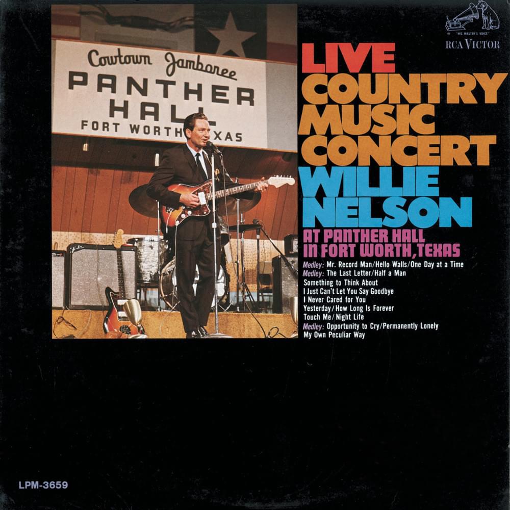 Album cover art for "Touch Me (Live 1966)" by Willie Nelson