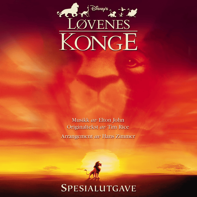 Cover image for The Lion King: Special Edition Original Soundtrack (Norwegian Version)