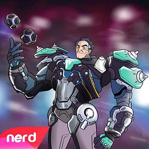 Album cover art for "Gravity" by NerdOut & Dan Bull
