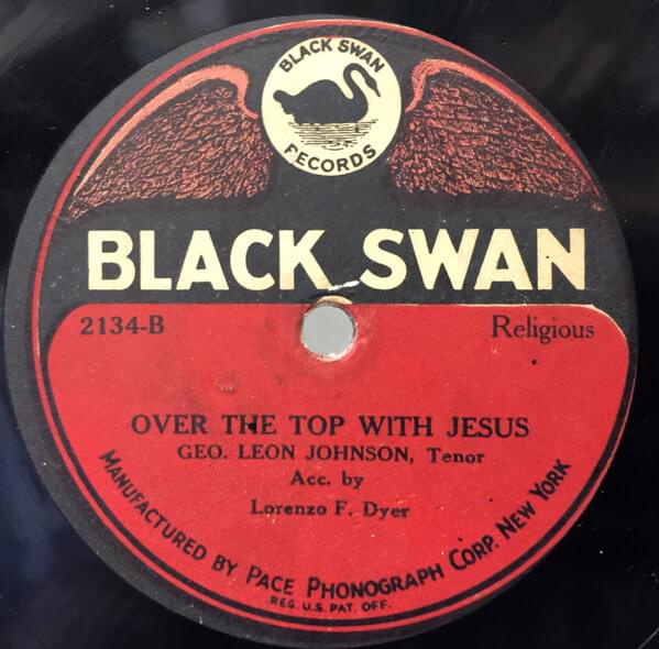 Album cover art for "Over The Top With Jesus" by George Leon Johnson