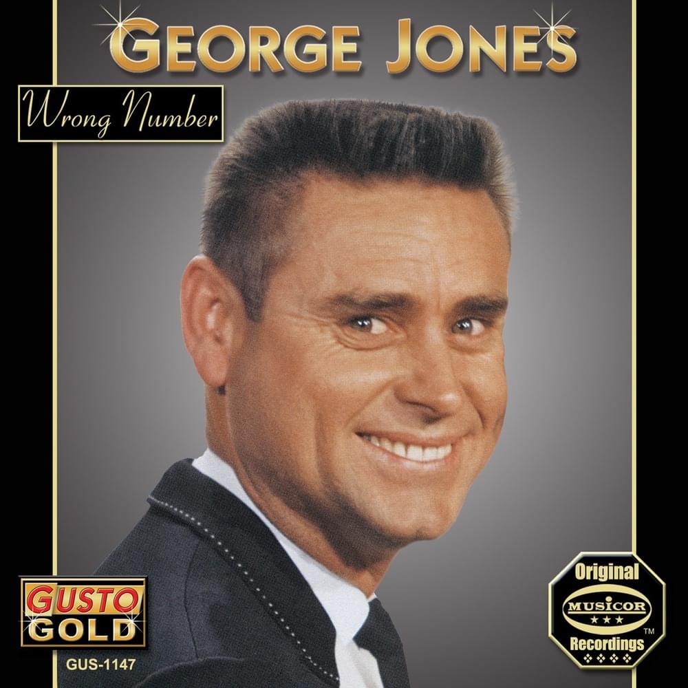 Album cover art for "Wrong Number" by George Jones