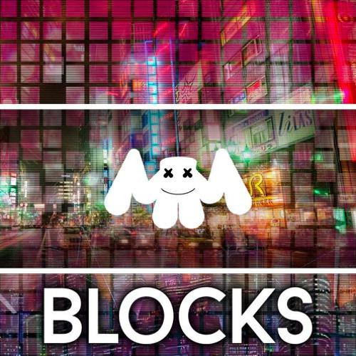 Album cover art for "Blocks" by Marshmello