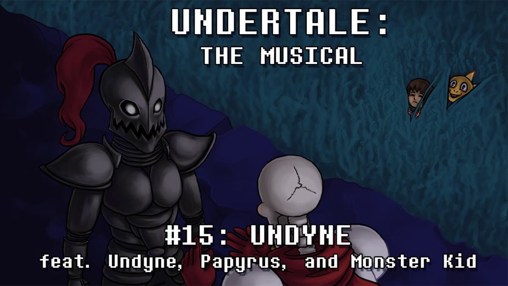 Album cover art for "Undyne" by Man on the Internet & Invidebit Sunshine & Darby Cupit & Mippa