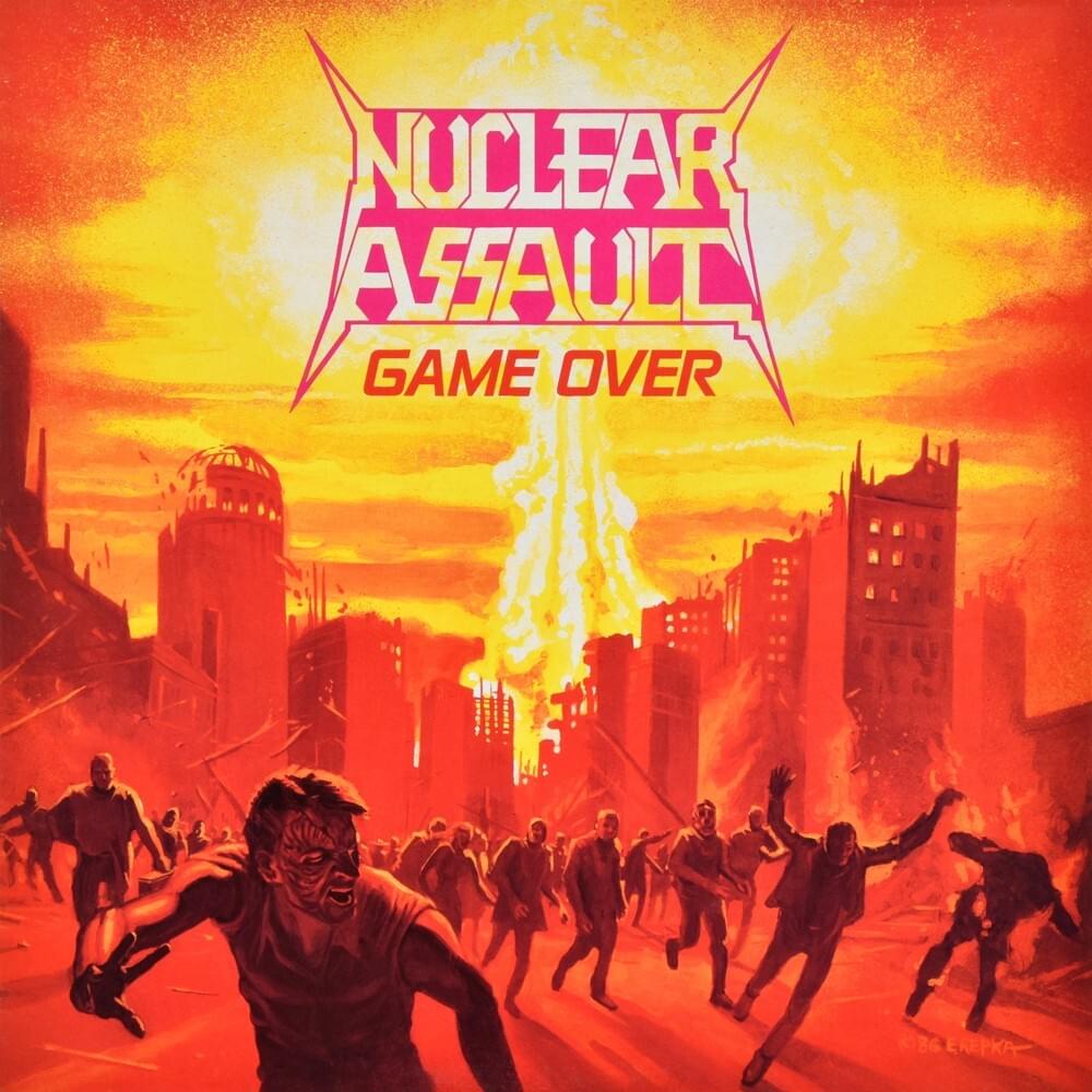 Album cover art for "Justice" by Nuclear Assault