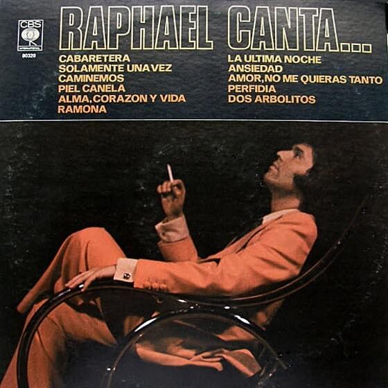 Album cover art for "Ramona" by Raphael (ESP)