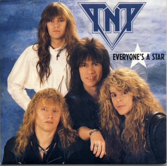 Album cover art for "Everyone’s a Star" by TNT (Band)