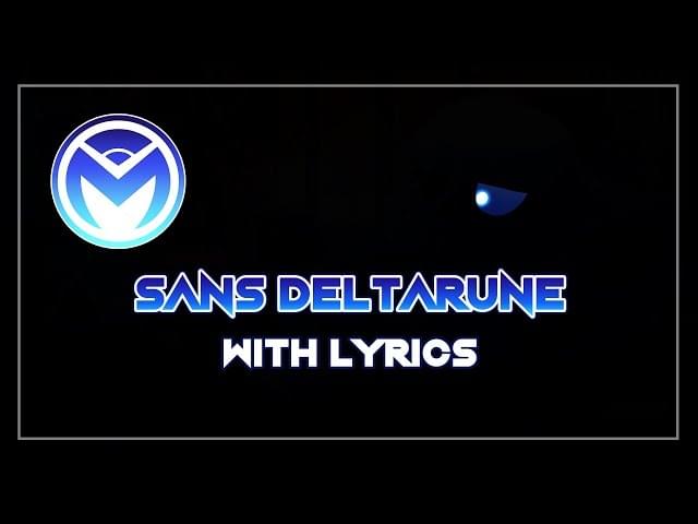 Album cover art for "Sans Deltarune" by Man on the Internet & Steel (Artist) & Brodingles