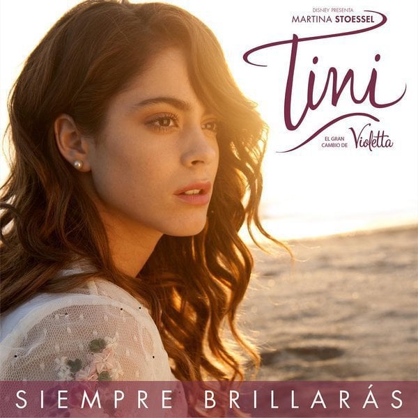 Album cover art for "Siempre Brillarás" by TINI