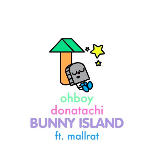 Album cover art for "Bunny Island" by Oh Boy & Mallrat