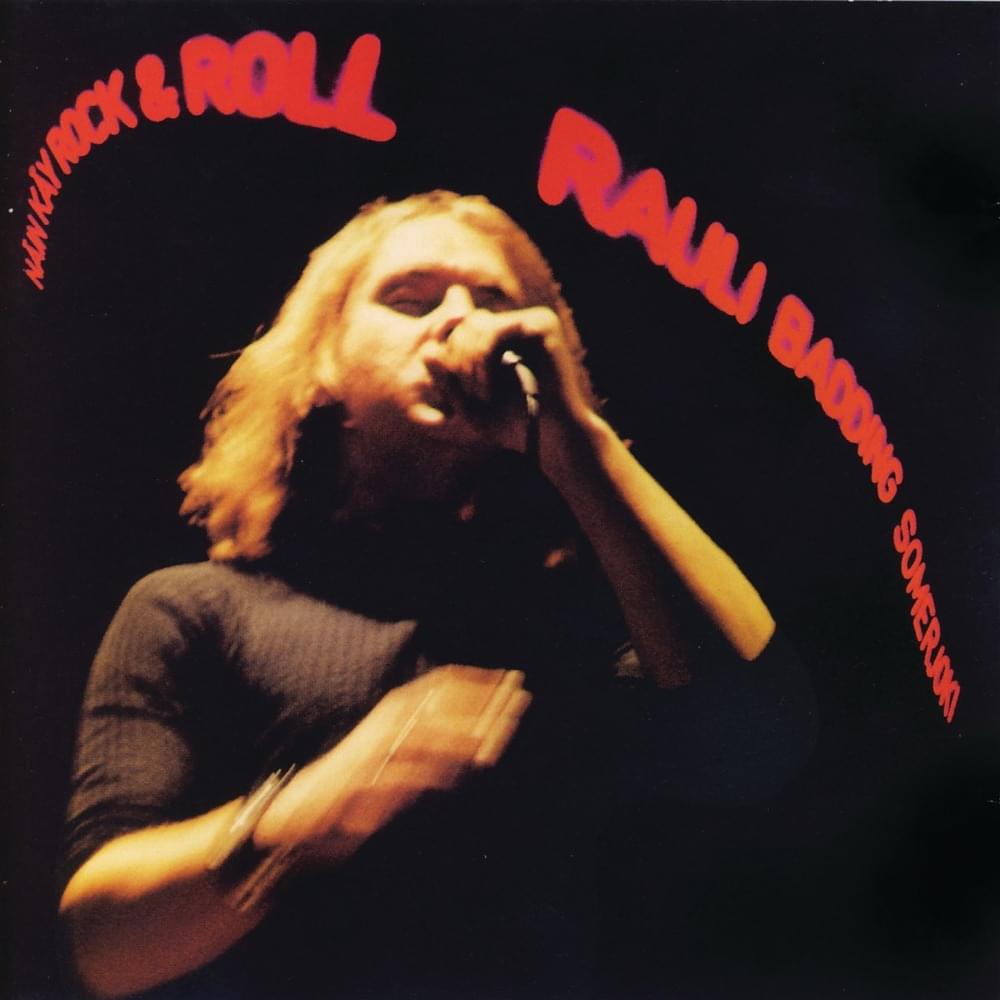 Album cover art for "Paratiisi" by Rauli Badding Somerjoki