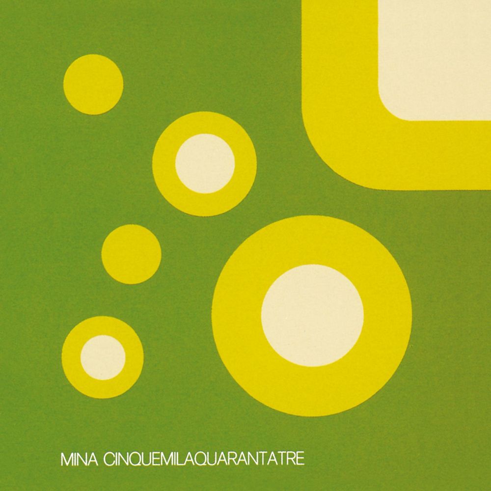 Album cover art for "È Mia" by Mina