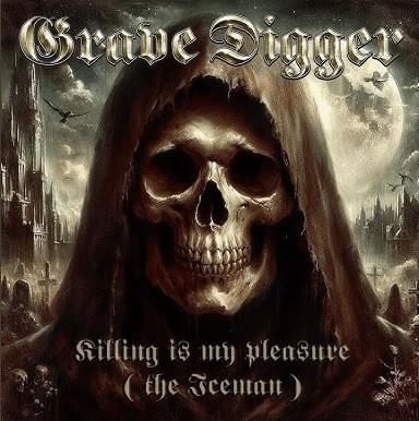 Album cover art for "Killing Is My Pleasure (The Iceman)" by Grave Digger