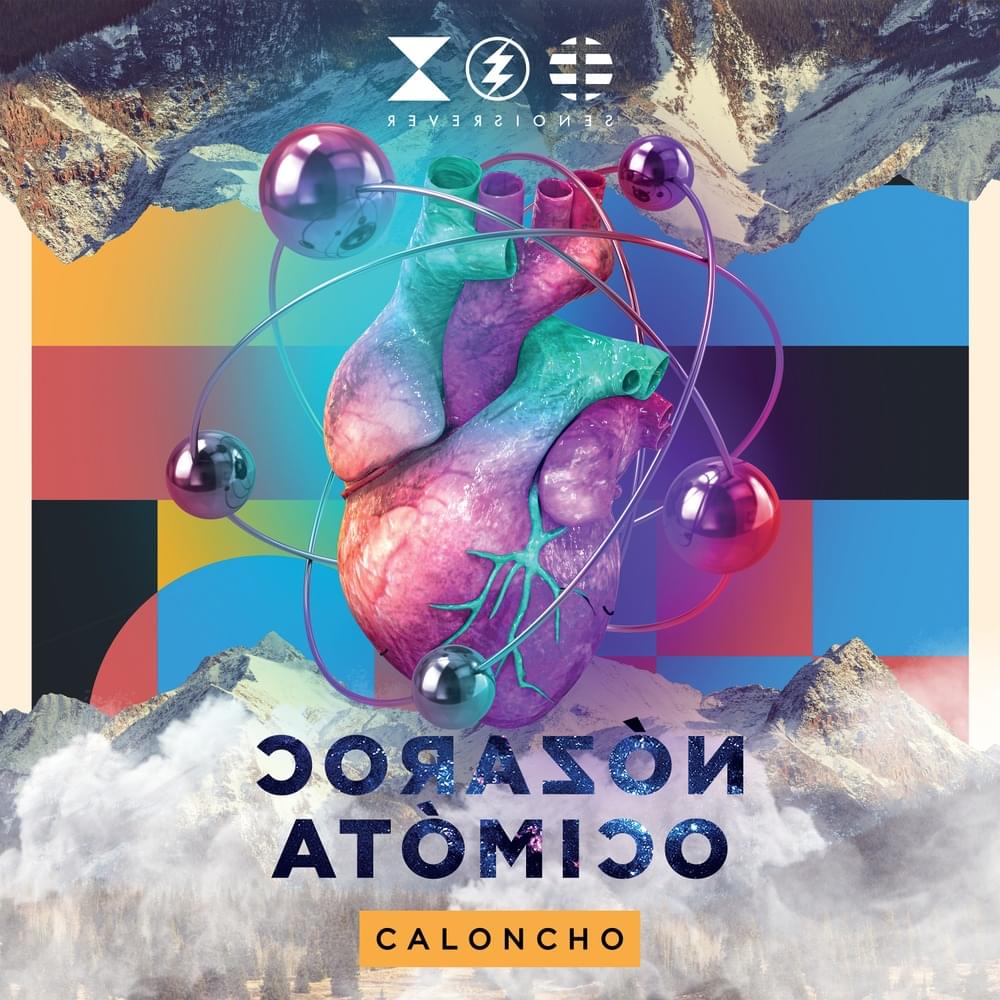 Album cover art for "Corazón Atómico" by Caloncho