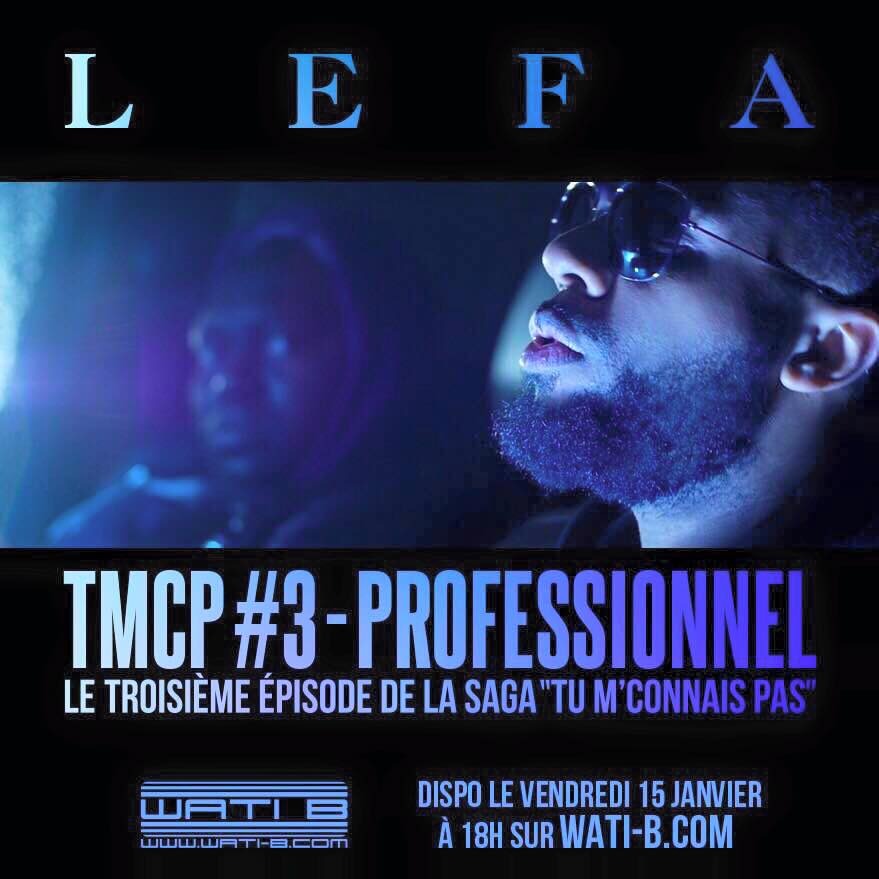 Album cover art for "TMCP #3 - Professionnel" by Lefa