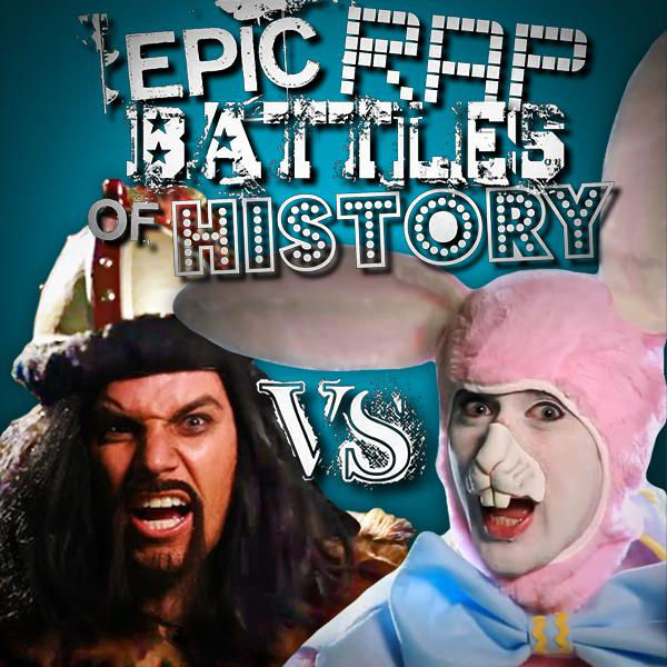 Album cover art for "Genghis Khan vs The Easter Bunny" by Epic Rap Battles of History & EpicLLOYD & Nice Peter