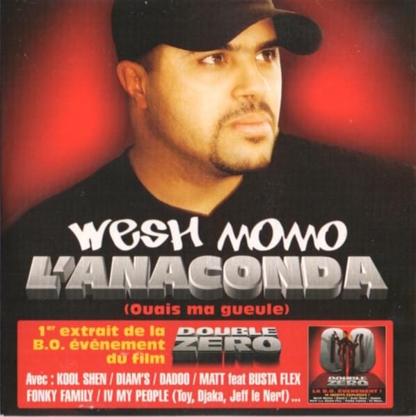 Album cover art for "L’Anaconda (Ouais ma gueule)" by Wesh Momo
