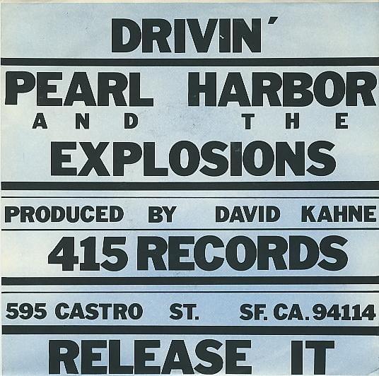 Album cover art for "Drivin’" by Pearl Harbor and the Explosions