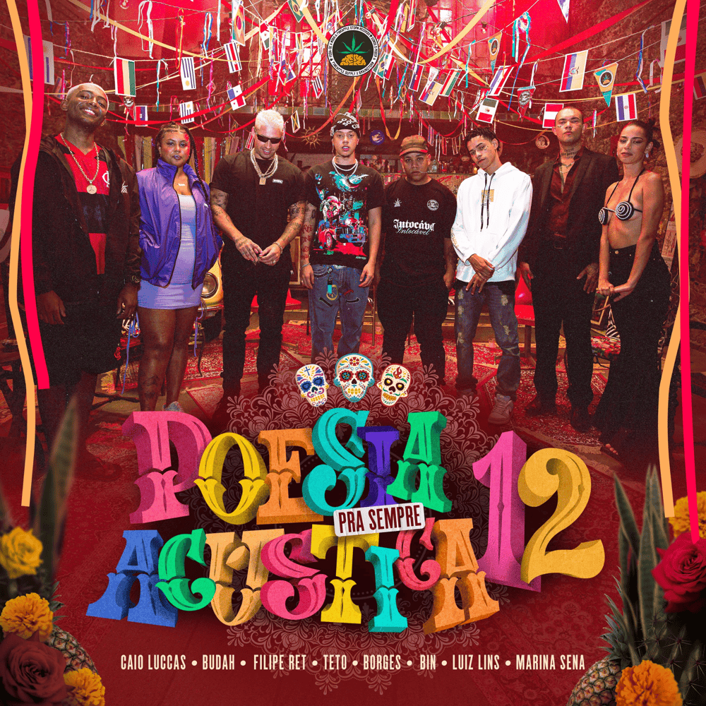 Album cover art for "Poesia Acústica #12 Pra Sempre" by Pineapple StormTV