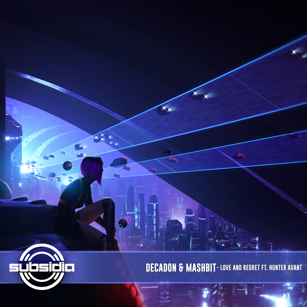 Album cover art for "Love and Regret" by Decadon & Hunter Avant