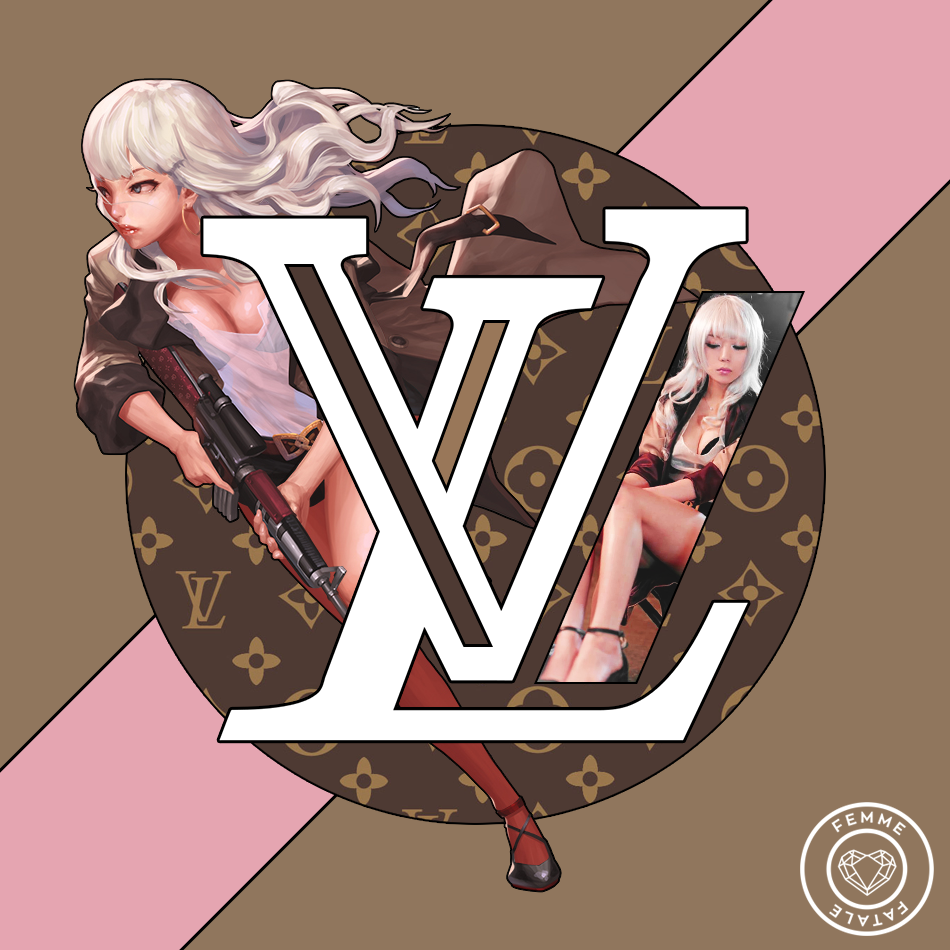 Album cover art for "Louis/Vuitton" by pdr dax & Aeriys
