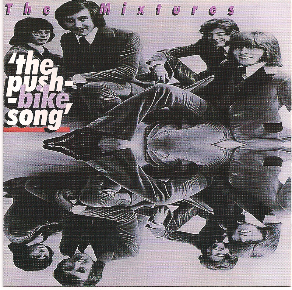 Album cover art for "The Pushbike Song" by NOW That’s What I Call Music!