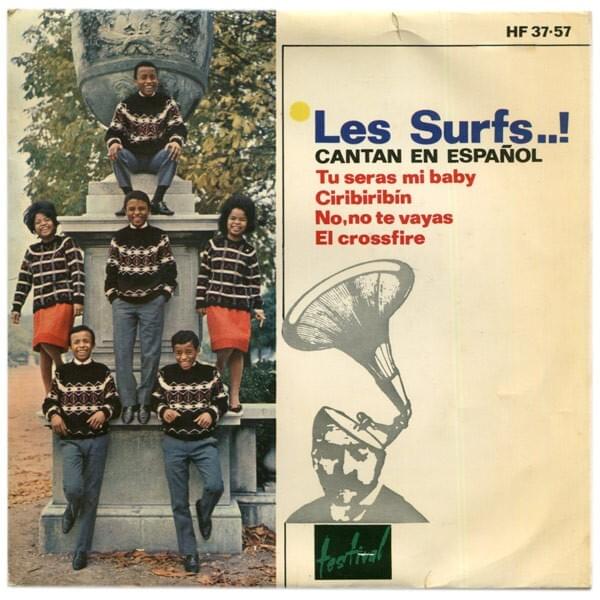 Album cover art for "Tu seras mi baby" by Les Surfs