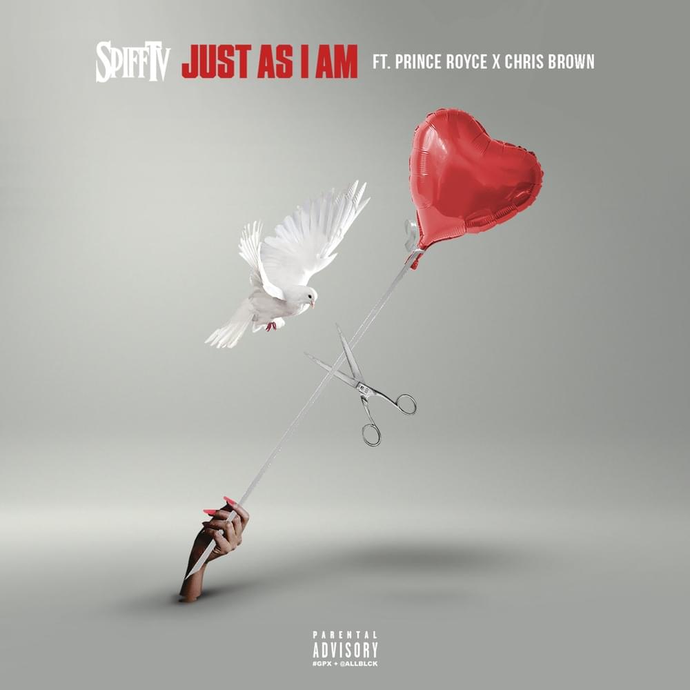 Album cover art for "Just As I Am" by Spiff TV & Prince Royce & Chris Brown
