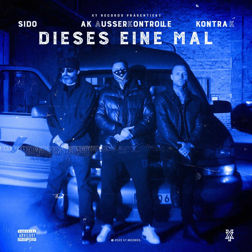 Album cover art for "DIESES EINE MAL" by AK AUSSERKONTROLLE