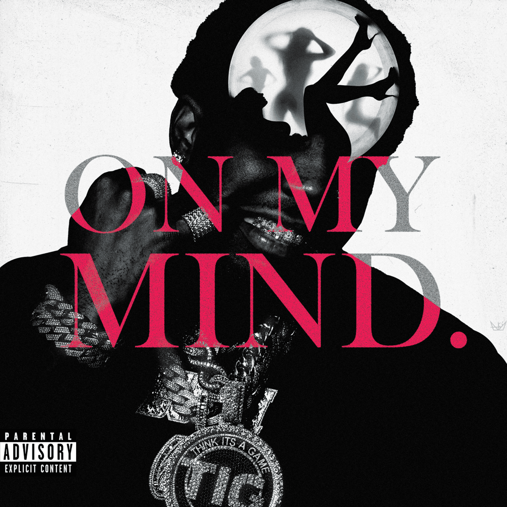 Album cover art for "ON MY MIND." by YFN Lucci