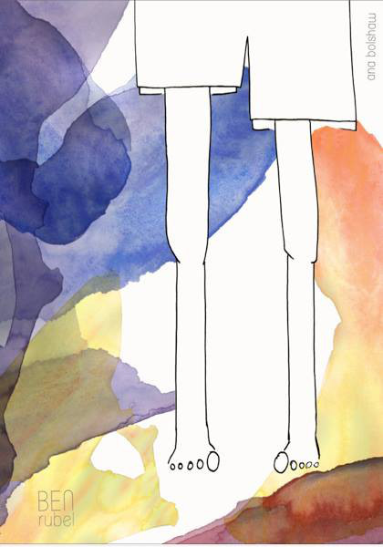 Album cover art for "Ben" by Rubel