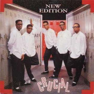 Album cover art for "Crucial (Dance Remix)" by New Edition
