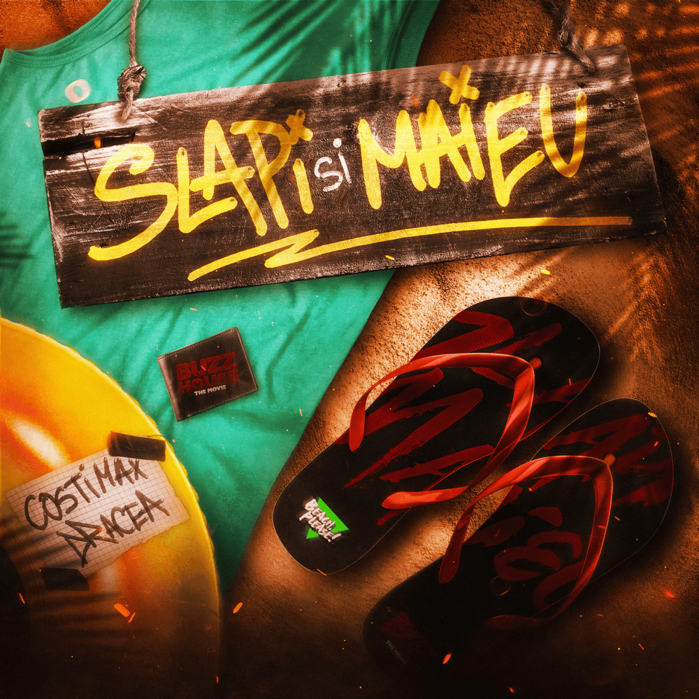 Album cover art for "ȘLAPI ȘI MAIEU" by Costi Max