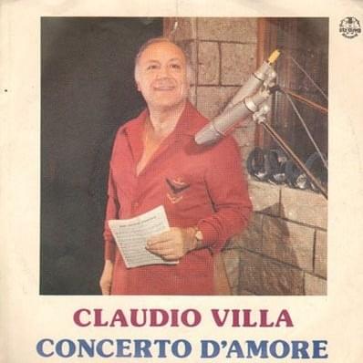 Album cover art for "Voglio te" by Claudio Villa