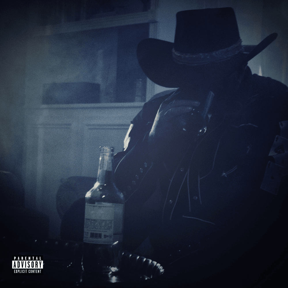 Album cover art for "Drinking Alone" by Struggle Jennings