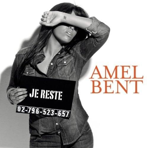 Album cover art for "Je reste" by Amel Bent