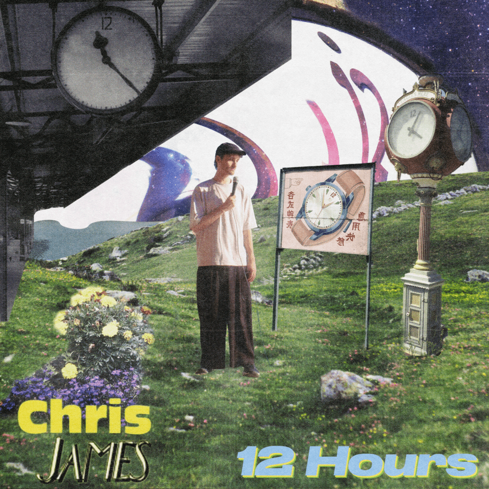 Album cover art for "12 Hours" by Chris James