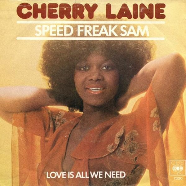 Album cover art for "Speed Freak Sam" by Cherry Laine
