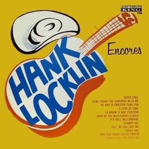 Album cover art for "No One Is Sweeter Than You" by Hank Locklin