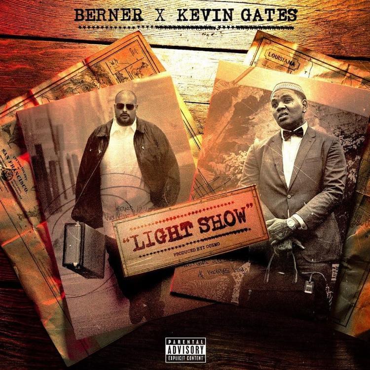 Album cover art for "Light Show" by Berner & Kevin Gates