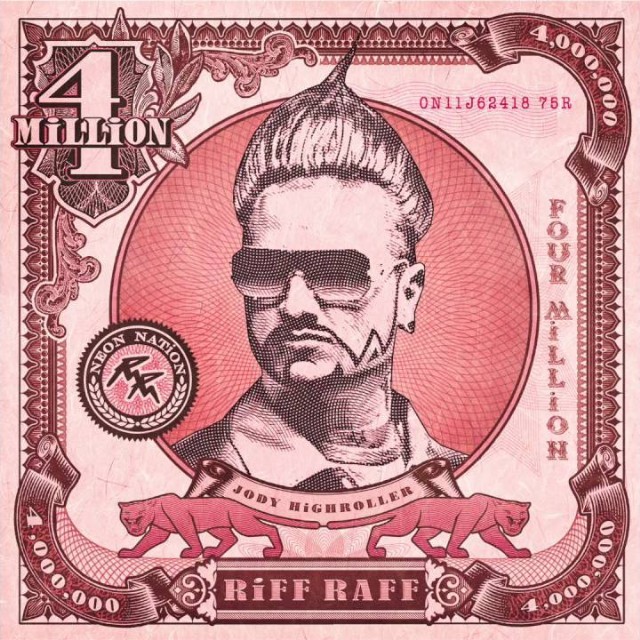 Album cover art for "4 Million" by RiFF RAFF