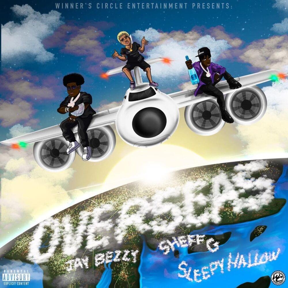 Album cover art for "Overseas" by Jay Bezzy