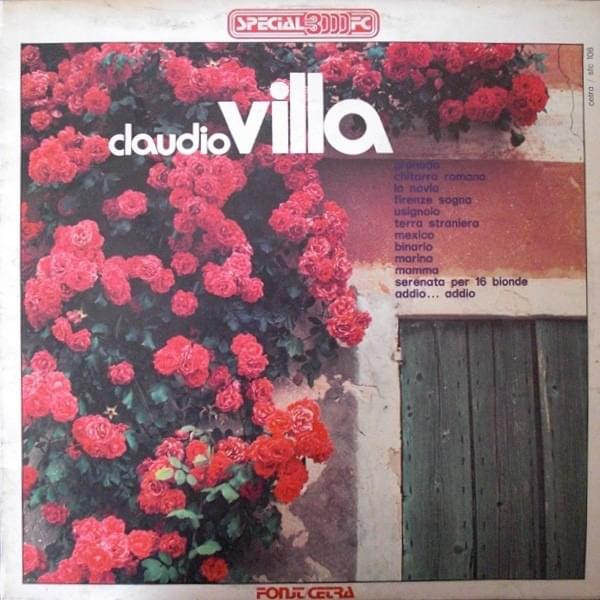 Album cover art for "La novia" by Claudio Villa