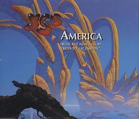 Album cover art for "America (Keys to Ascension)" by Yes