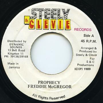 Album cover art for "Prophecy" by Freddie McGregor