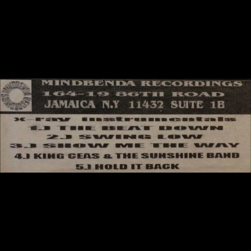 Album cover art for "Swing Low (X-Ray Instrumentals Version)" by X-Ray Da Mindbenda