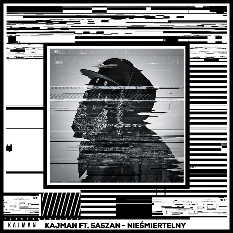 Album cover art for "Nieśmiertelny" by Kajman & Saszan