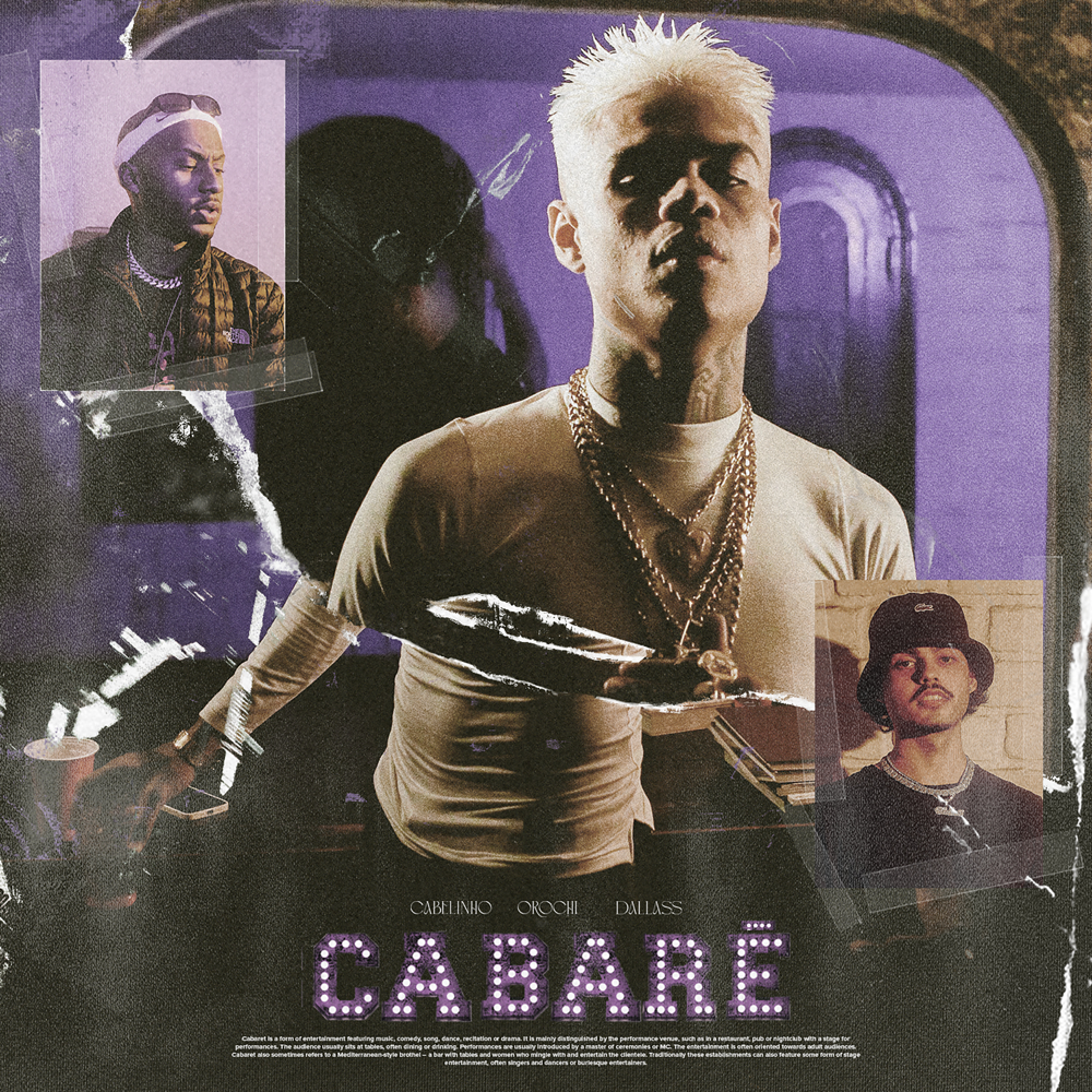 Album cover art for "Cabaré" by MC Cabelinho