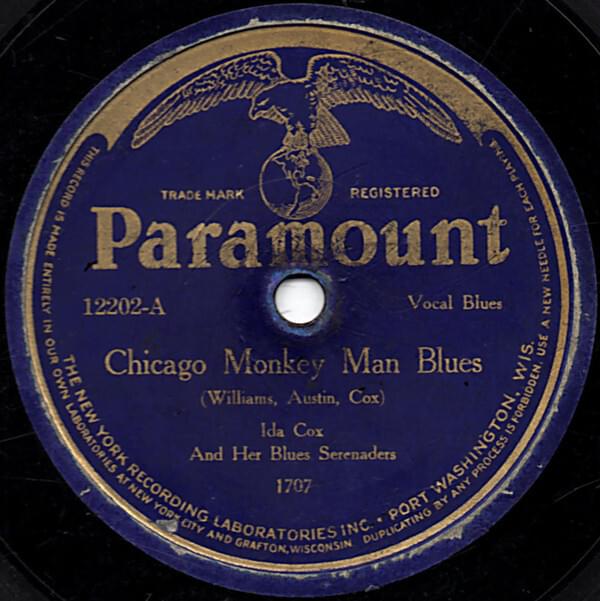 Album cover art for "Chicago Monkey Man Blues (Take 1)" by Ida Cox