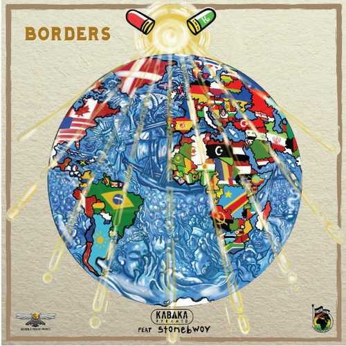 Album cover art for "Borders" by Kabaka Pyramid & Stonebwoy