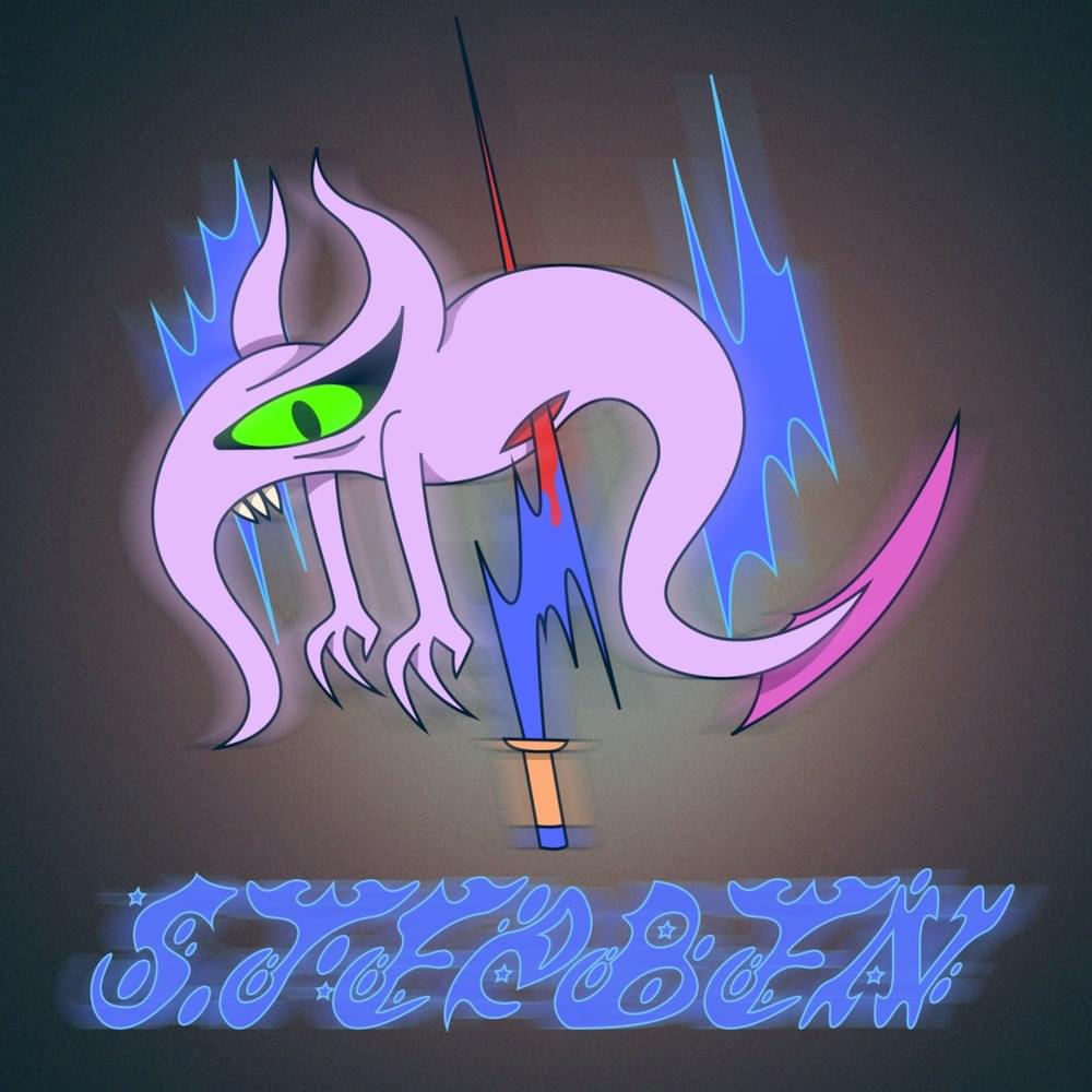 Album cover art for "STERBEN" by Haiyti